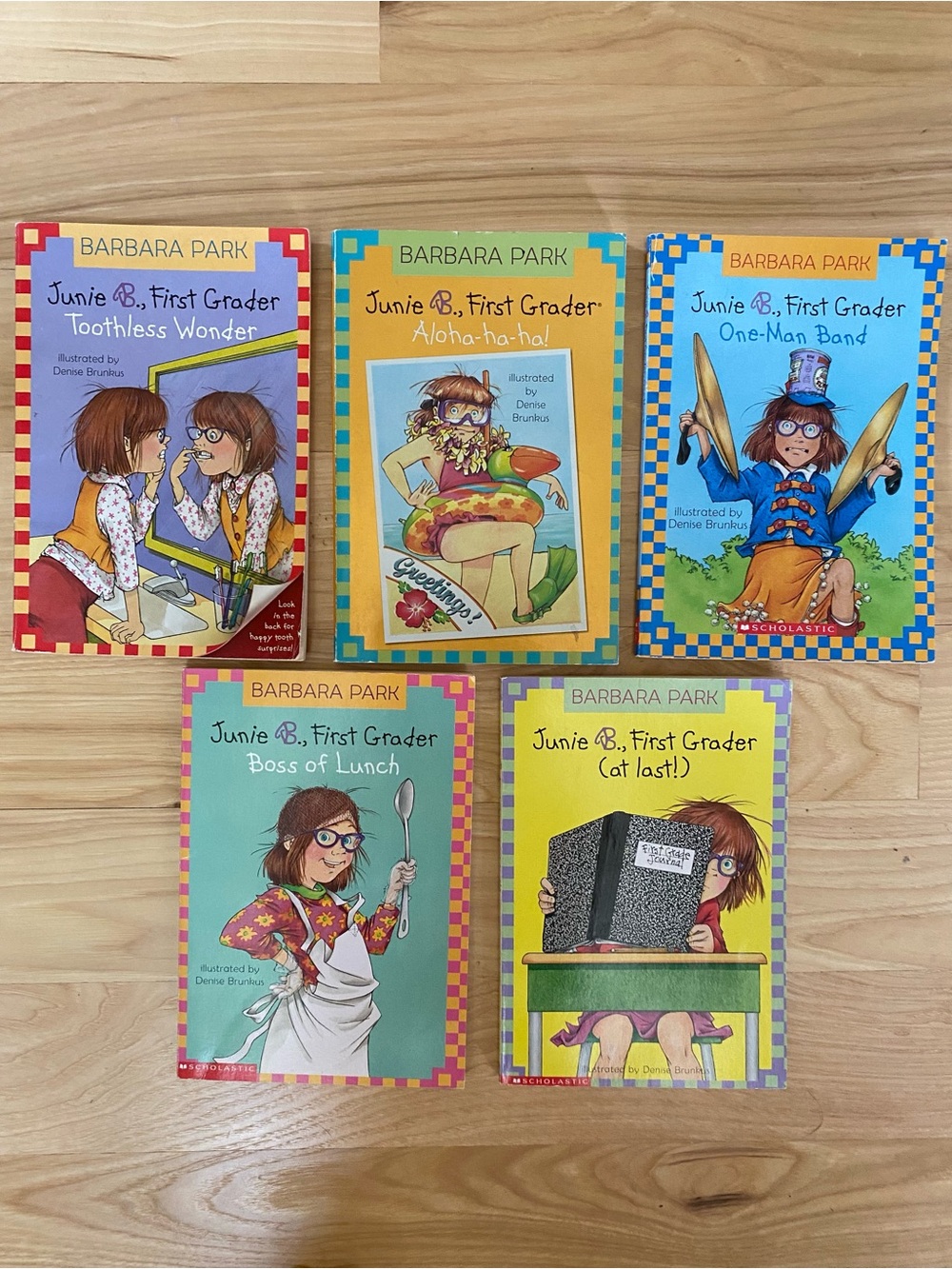 Junie B First Grader Books Series Lot of 5 Books Used